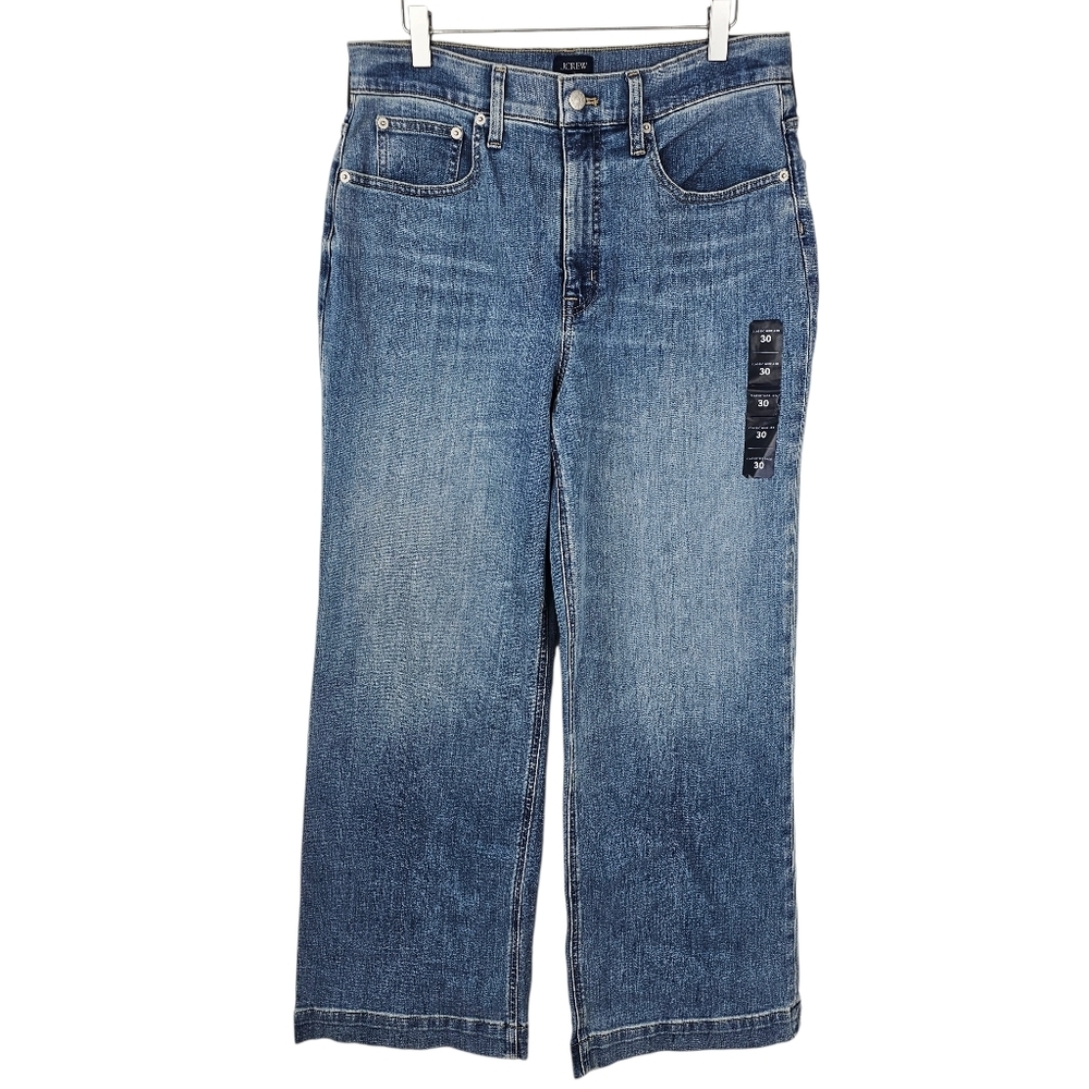 J. Crew #CL234 Classic Wide Leg Jeans NWT size 30